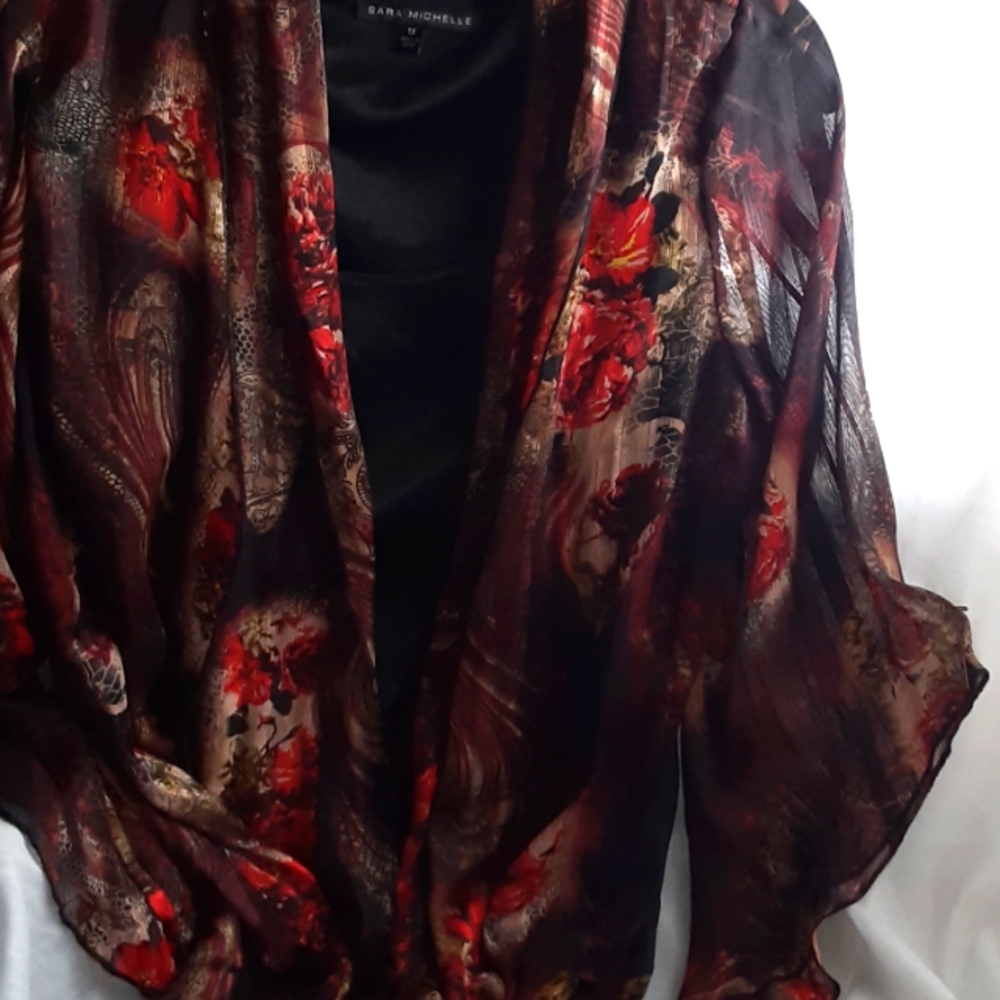 Blouse Sz 1X. measures in Pics